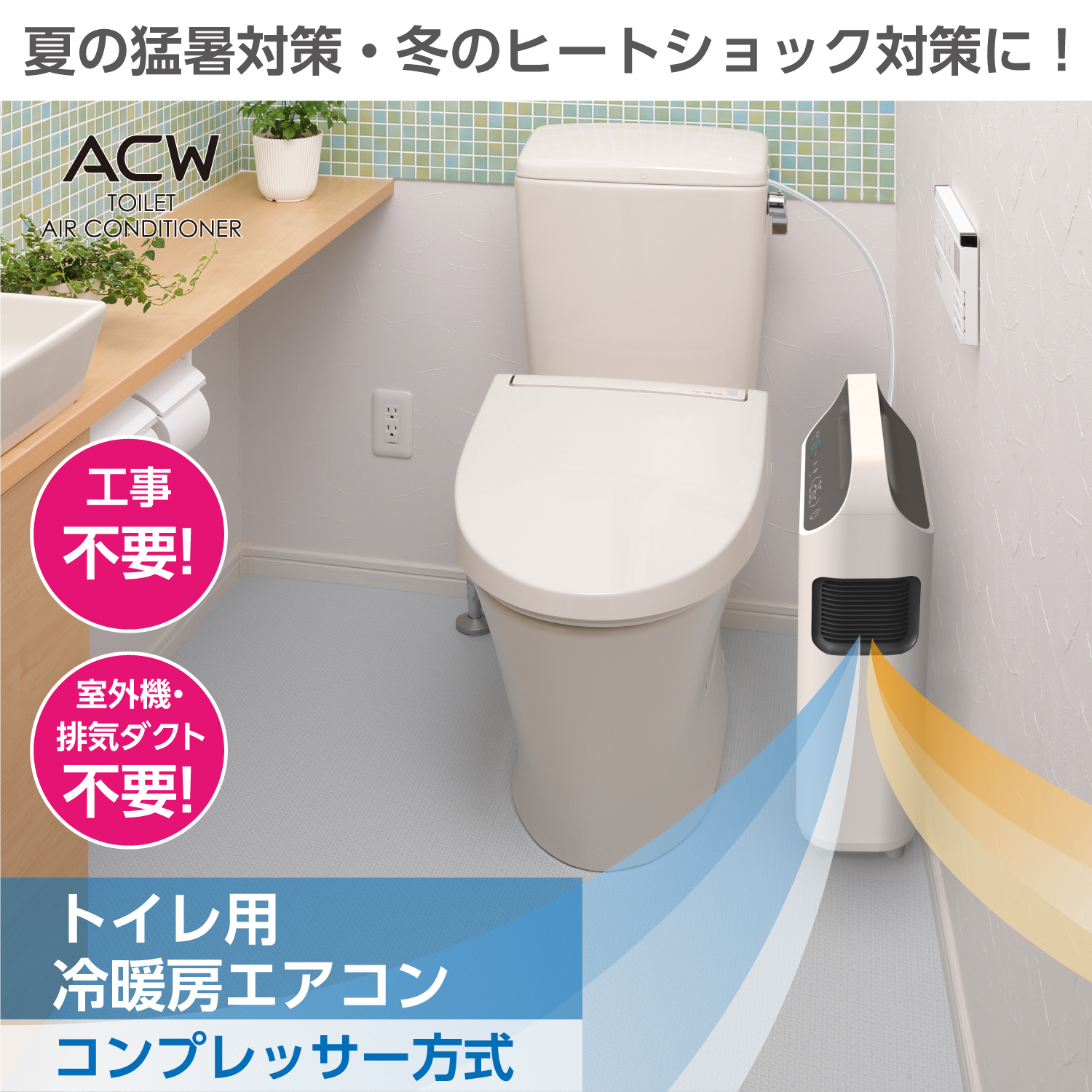 ACW トイレ用冷暖房エアコン A10-TA-208